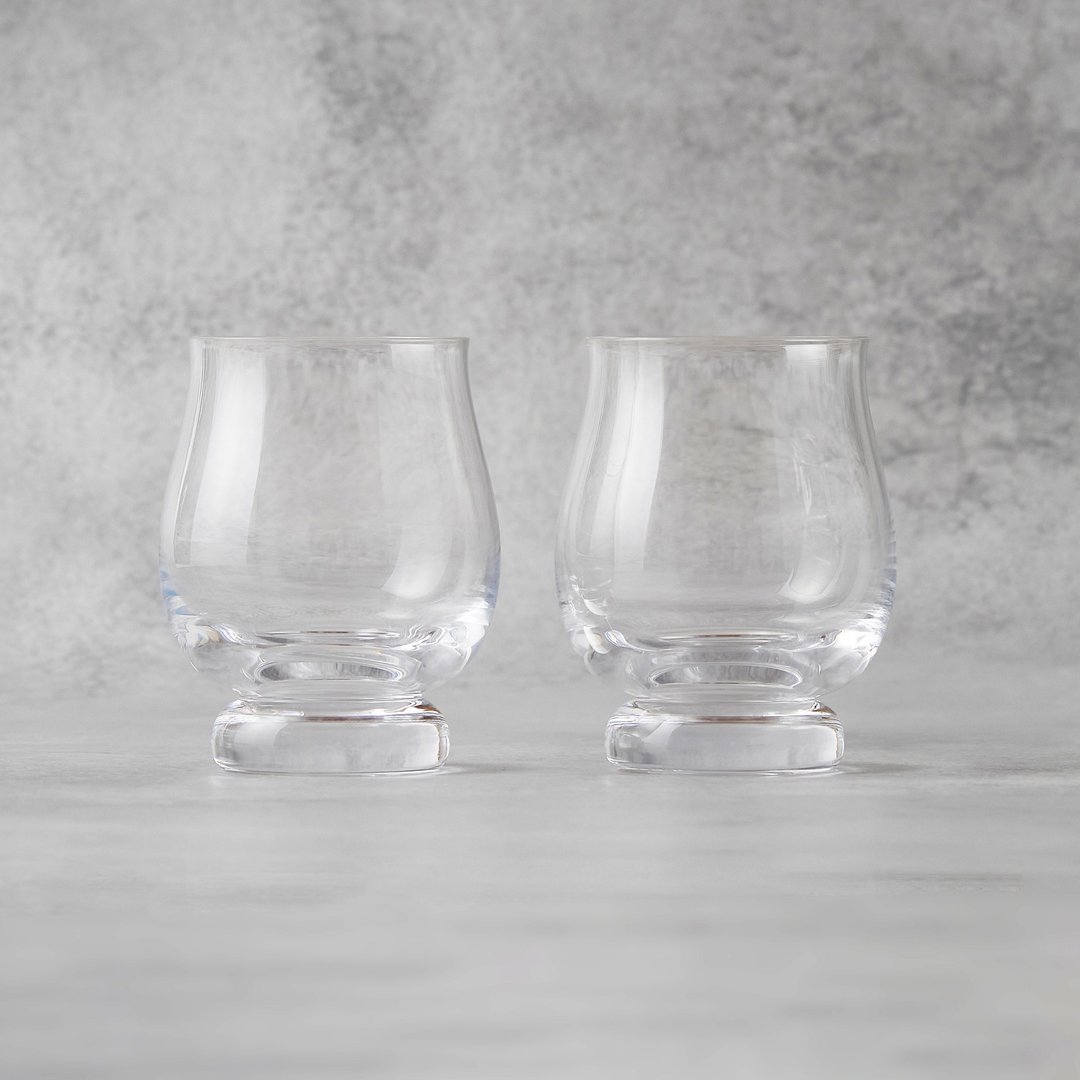 日本苏打玻璃杯 fuwari 360 毫升 2P - 玻璃杯 - 玻璃 透明
