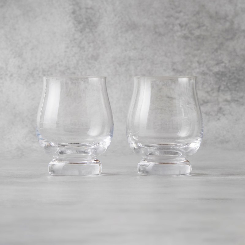 日本苏打玻璃杯 fuwari 360 毫升 2P - 玻璃杯 - 玻璃 透明