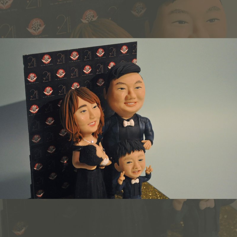 特殊订制 定制化Q版公仔【需取得设计师估价、请勿直接下单】 - 玩偶/公仔 - 粘土 多色