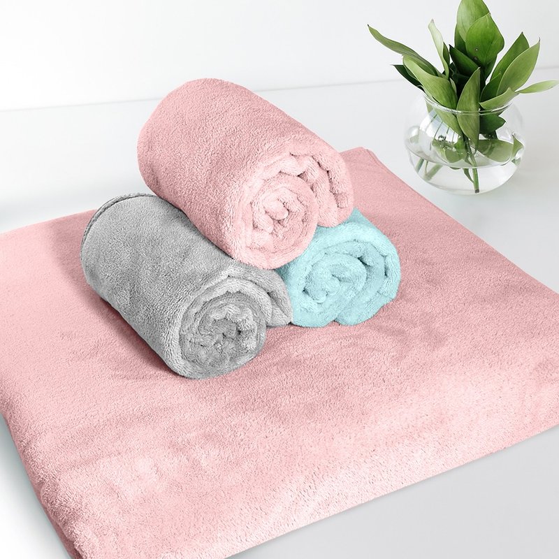 【MORINO】超吸水舒柔蓬松加长毛浴巾(新色) - 毛巾浴巾 - 其他材质 黑色