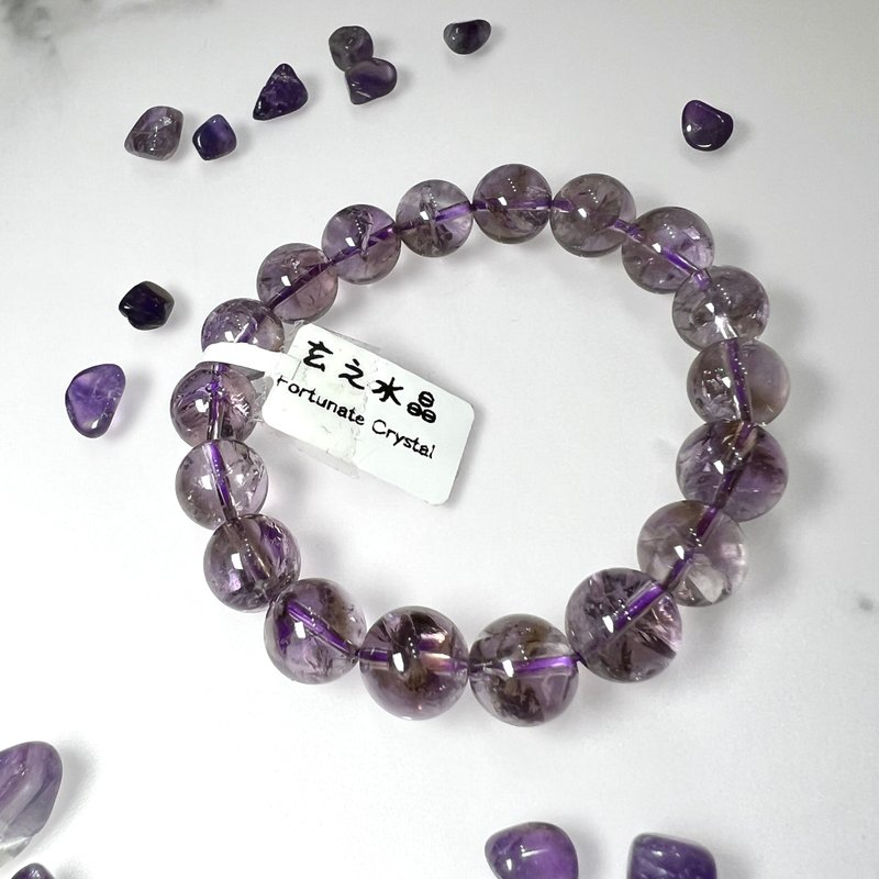 彩虹紫水晶手串 | 水晶 | 水晶手串 | 水晶手链 | 水晶手链 - 手链/手环 - 水晶 紫色