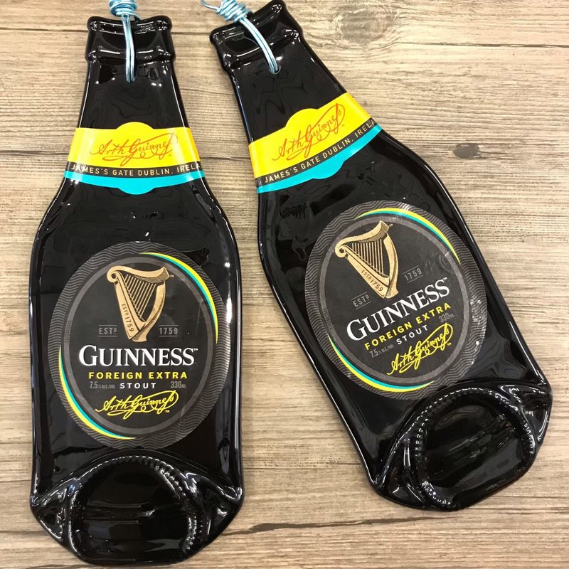 Guinness 啤酒原瓶吊饰 挂饰 壁饰 - 摆饰 - 玻璃 