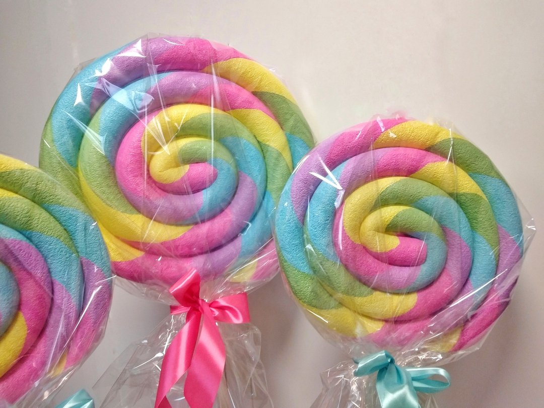 Birthday decoration - Giant lollipop party decoration Candyland Candyshop decor - 其他 - 塑料 多色