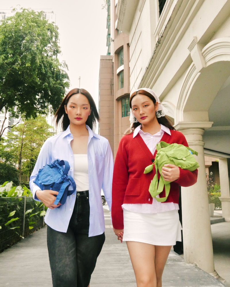 【礼物】No.8 City Bag— Lime 酸柑绿   (Edition 1.5) - 侧背包/斜挎包 - 尼龙 