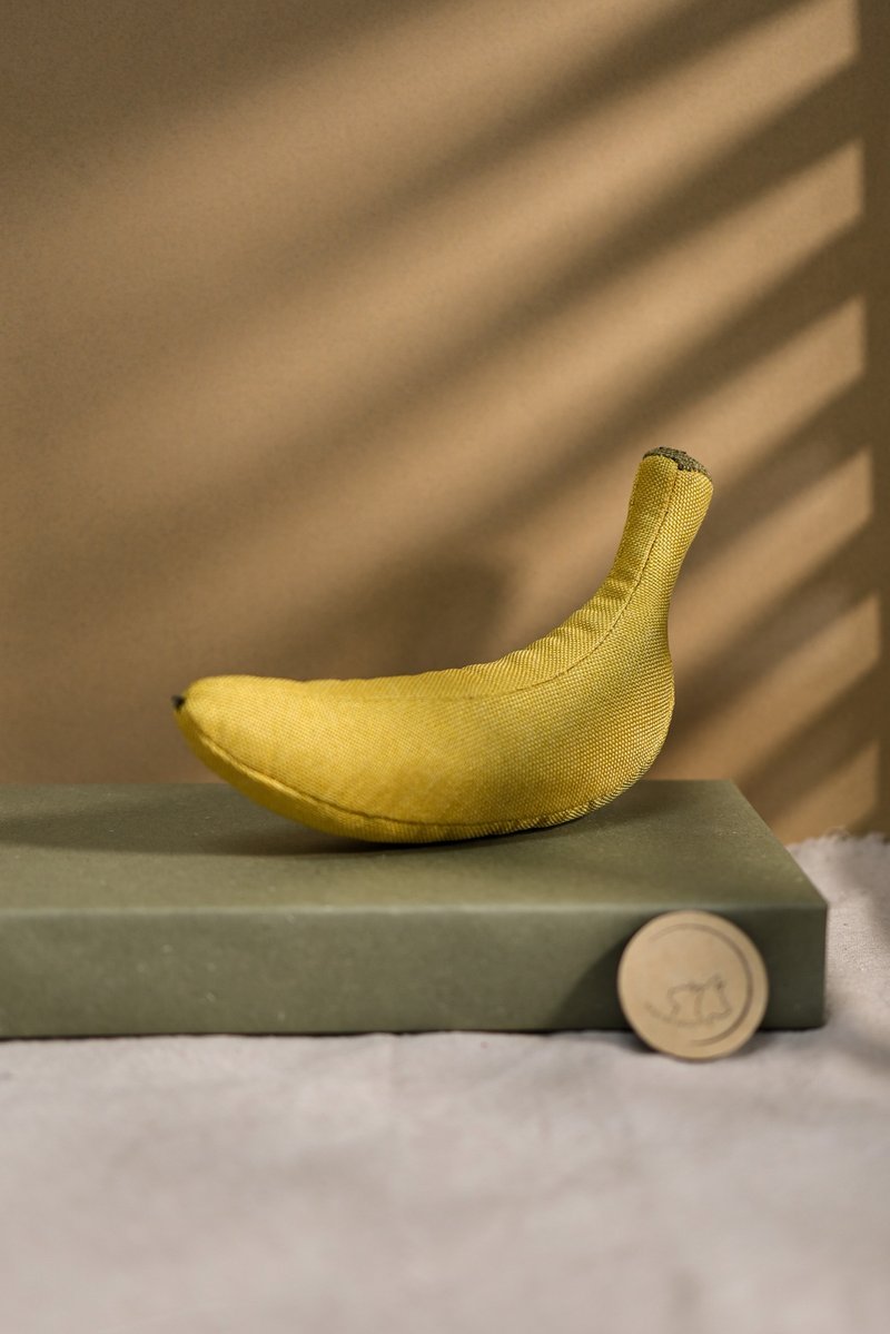 香蕉 Banana 纯手作 吊饰 家饰品 猫咪儿童玩具 蔬果 吊饰 - 玩具 - 其他材质 多色