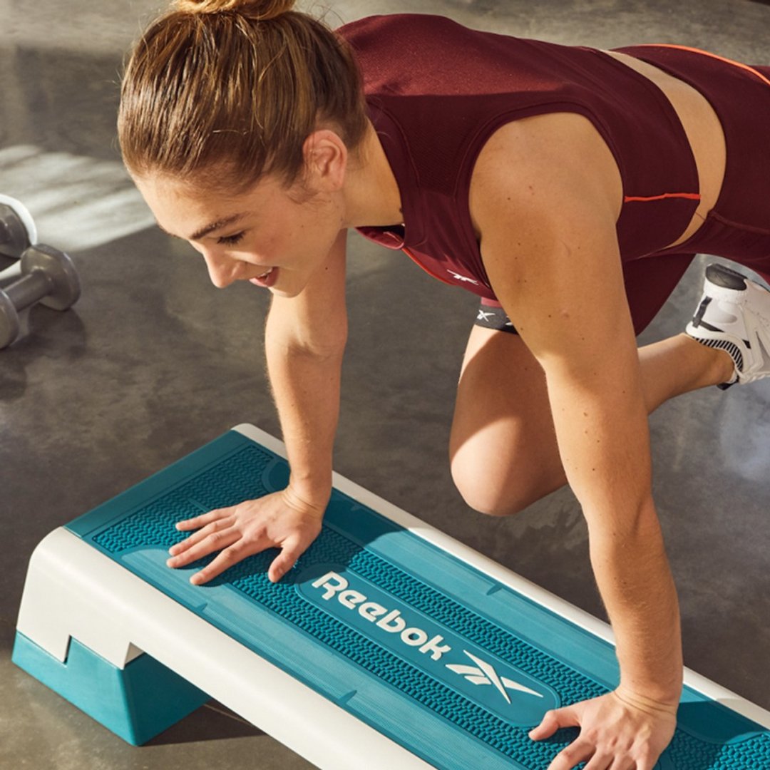 【Reebok】Step - The Original 经典健身踏板 - Teal - 运动/健身用品 - 塑料 蓝色