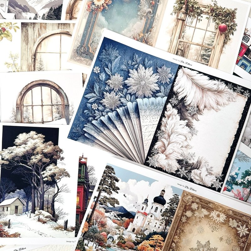 Z728+Z729+Z730+Z731+Z732+Z733 - 多种背景设计 - 贴纸 - 纸 