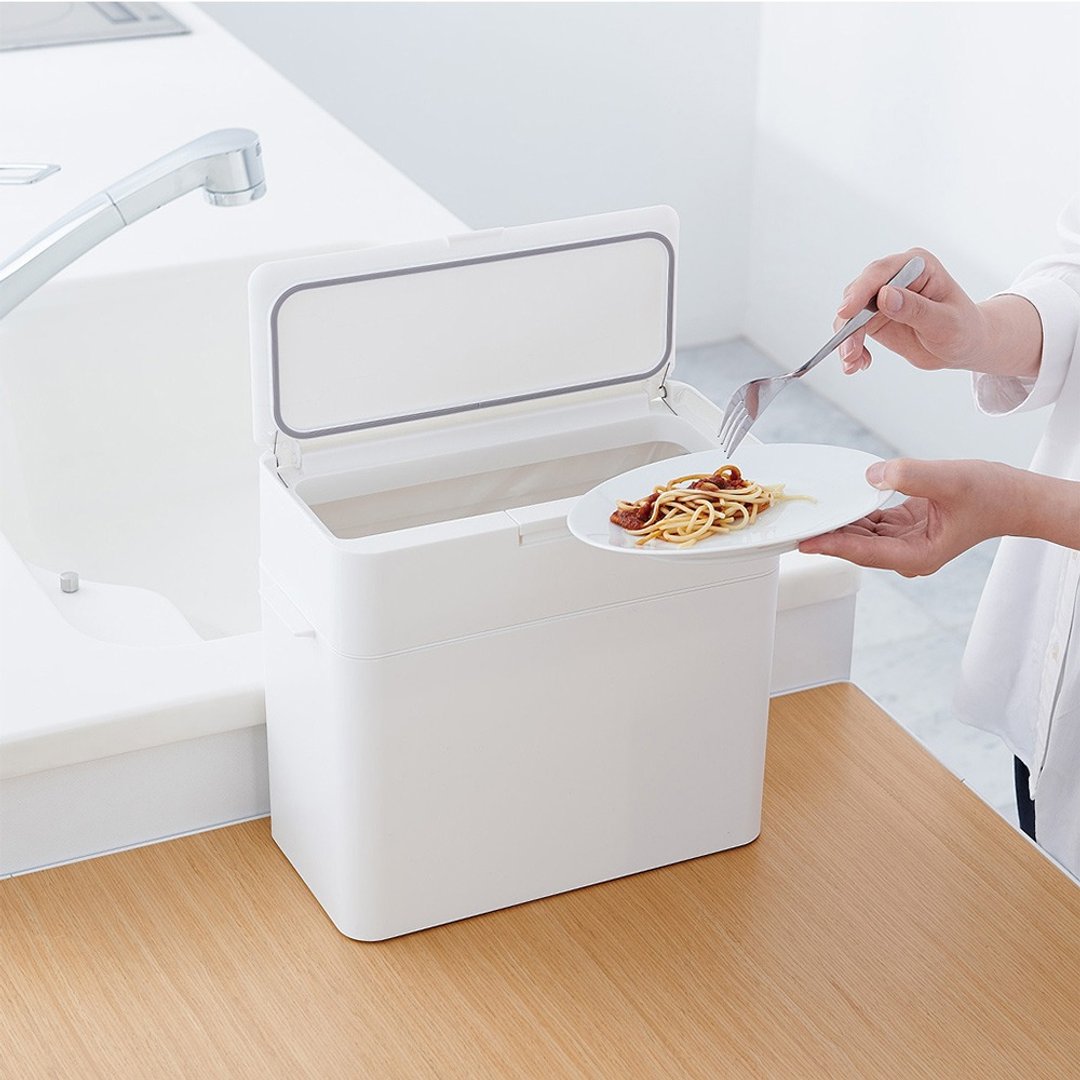 日本like-it 桌上型按压式密封防臭垃圾桶 9.5L - 垃圾桶 - 塑料 