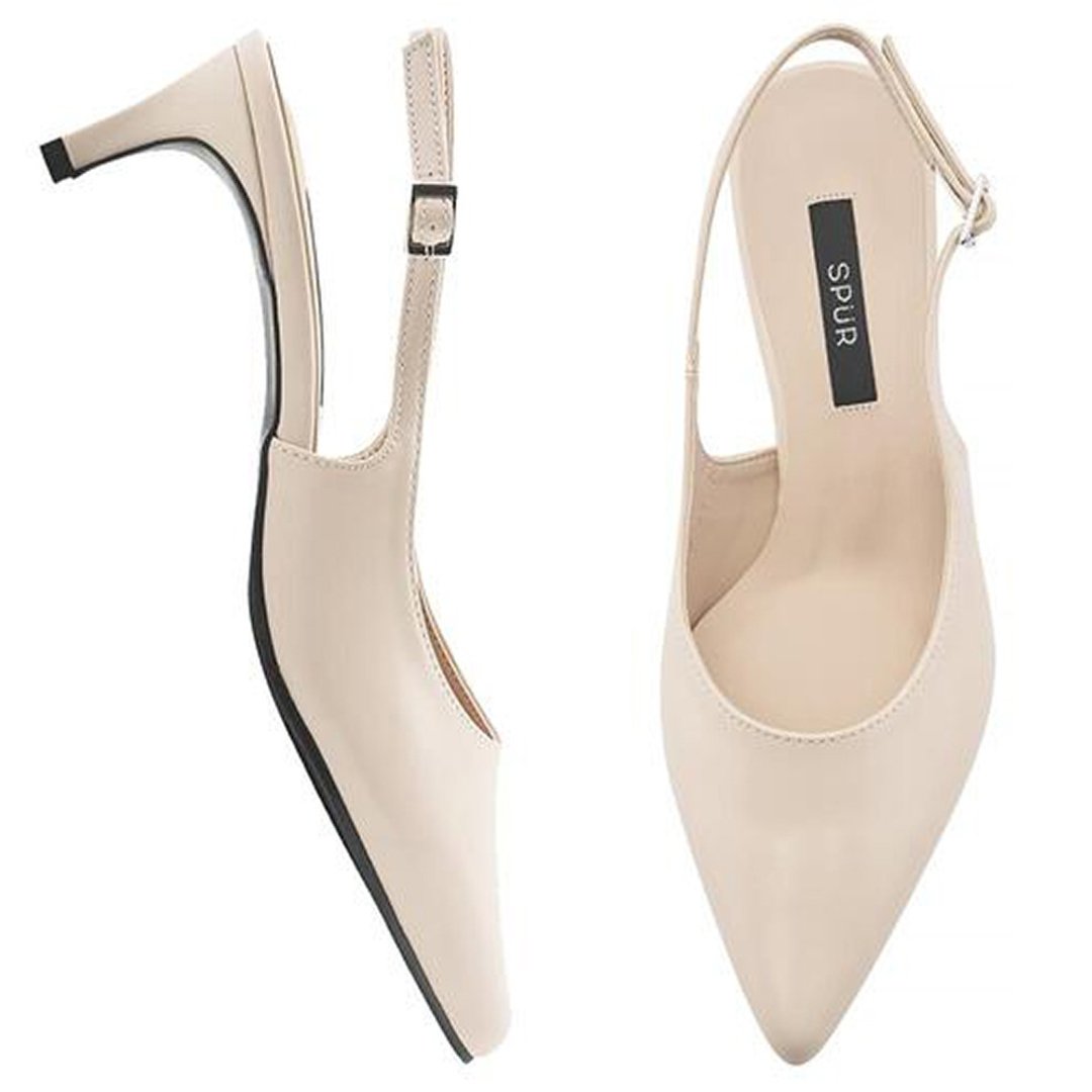PRE-ORDER SPUR 露跟高跟鞋 SS8014 (Light Grey) - 其他女款皮鞋 - 其他材质 