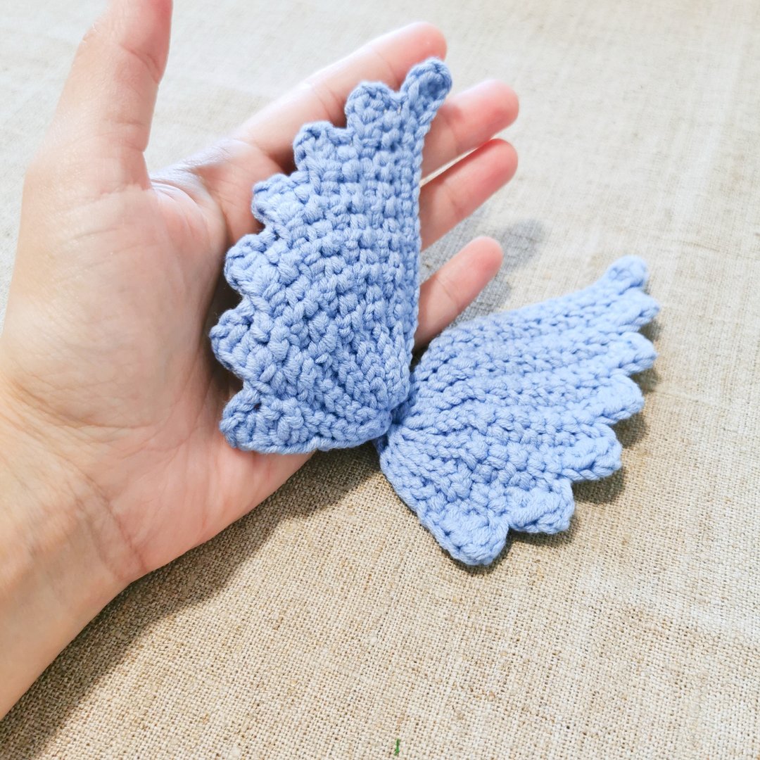 Crochet pattern Angel wings PDF English written tutorial amigurumi pattern - 其他 - 木头 