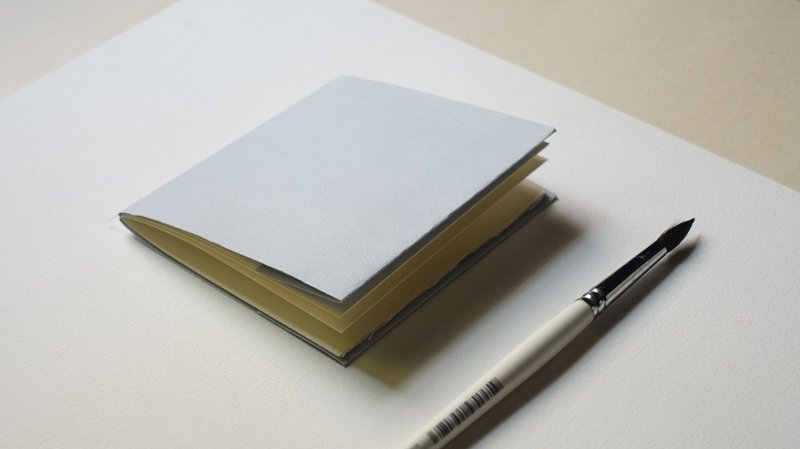 【方形】Arches水彩本 300g 中粗目 浅蓝 - 笔记本/手帐 - 纸 蓝色