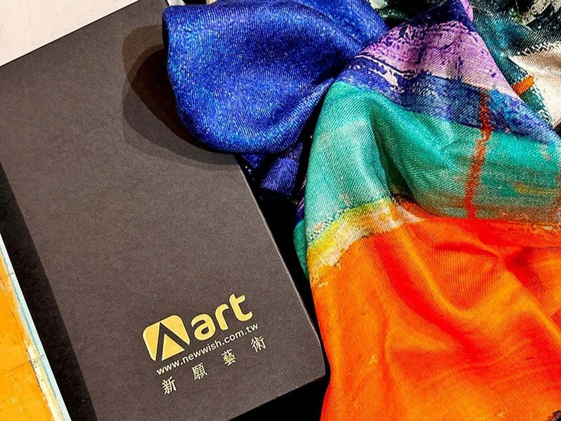 林熺俊限量联名 喀什米尔cashmere羊毛丝巾/围巾/披肩 母亲节礼物 - 丝巾 - 羊毛 多色