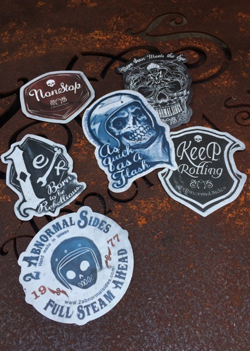 2016 2 Abnormal Sides Stickers  防水抗UV贴纸超值包 - 贴纸 - 纸 多色