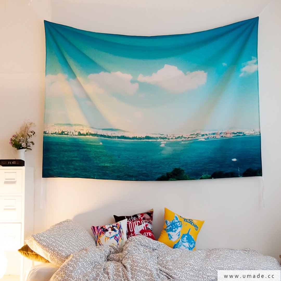 现货出清-艺术壁幔Wall Tapestry-多种设计款式 (纪念日礼物) - 海报/装饰画/版画 - 聚酯纤维 灰色
