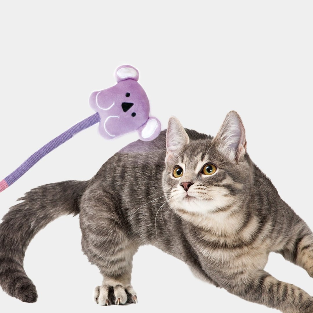 【日本 CattyMan】超可爱猫星人 的最爱 | 萌趣长尾系列猫玩具 - 玩具 - 其他材质 多色