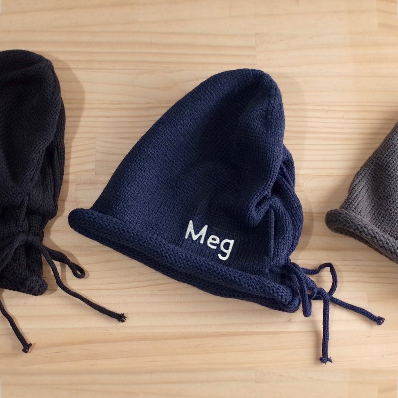 【Q-cute】毛帽系列-精灵帽-定制英文字(定制-7字母以下) - 帽子 - 其他材质 多色