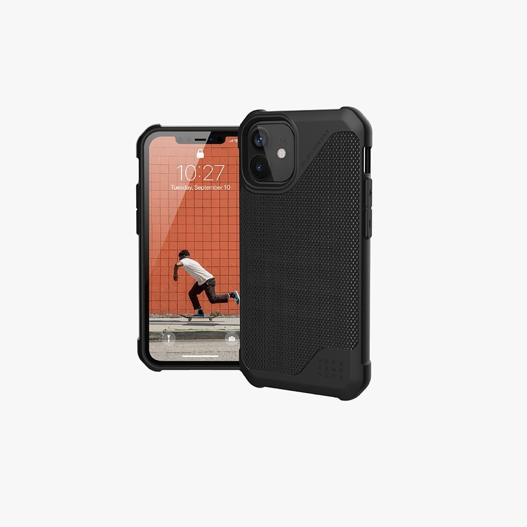 UAG iPhone 12 mini 耐冲击保护壳-军用黑 - 手机壳/手机套 - 其他人造纤维 