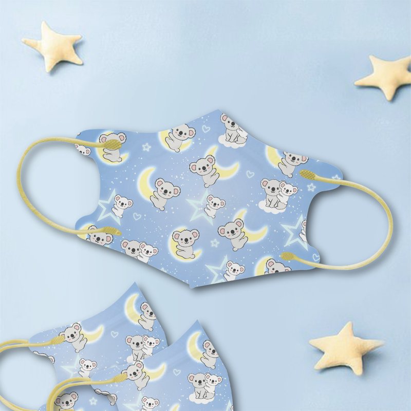 天心/医疗口罩/5~12岁/儿童立体30入/无尾熊宝宝 - 口罩 - 其他材质 白色