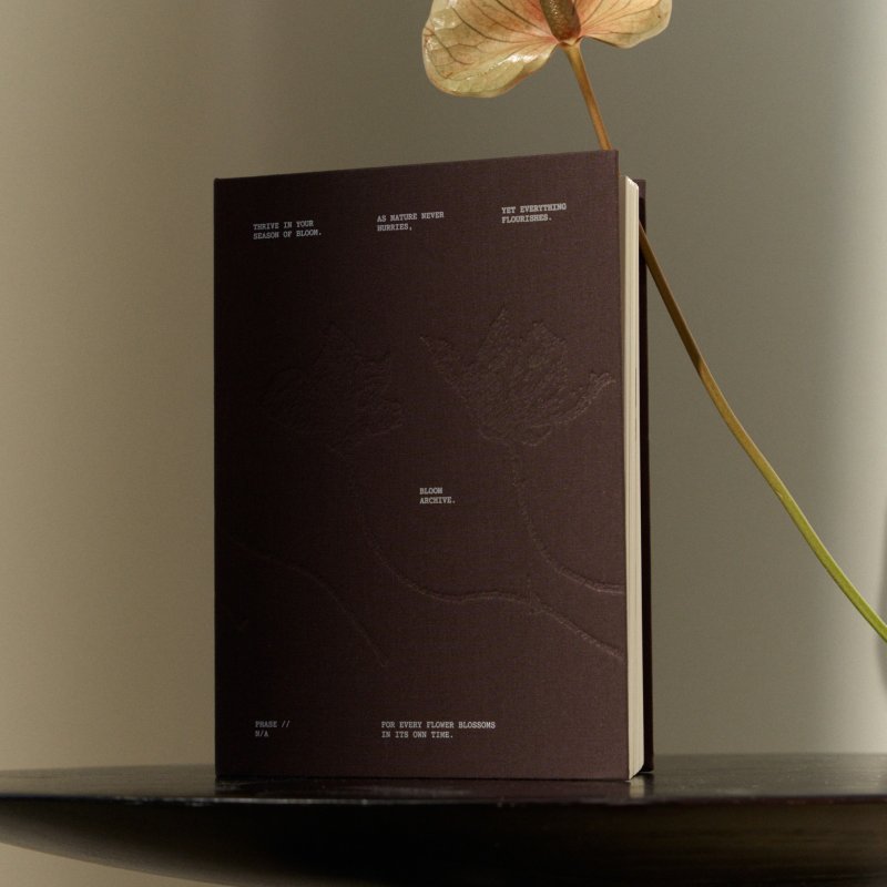 2026手帐本・Thrive in your season of bloom — 静夜棕 - 笔记本/手帐 - 纸 