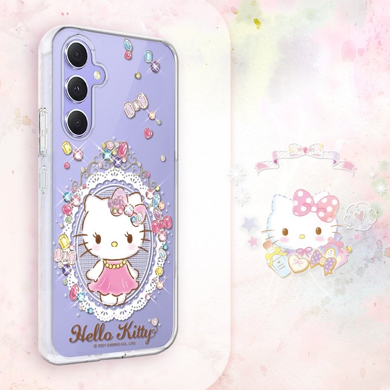Samsung Galaxy A55/A54/A53/A35 轻薄军规防摔水晶壳-凯蒂奢华风 - 手机壳/手机套 - 其他材质 多色