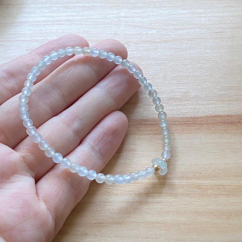 拈翠-缅甸天然A货翡翠-冰起光飘蜜糖花桂花小咪咪手串 - 手链/手环 - 玉石 黄色