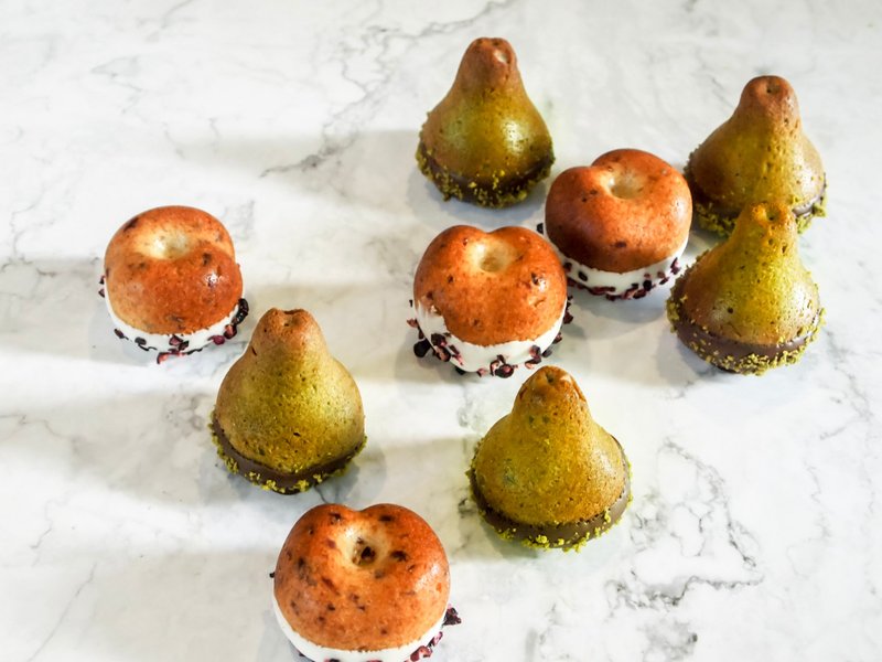 【二月森甜点店】水果蛋糕礼盒-6入/盒 - 蛋糕/甜点 - 新鲜食材 橘色