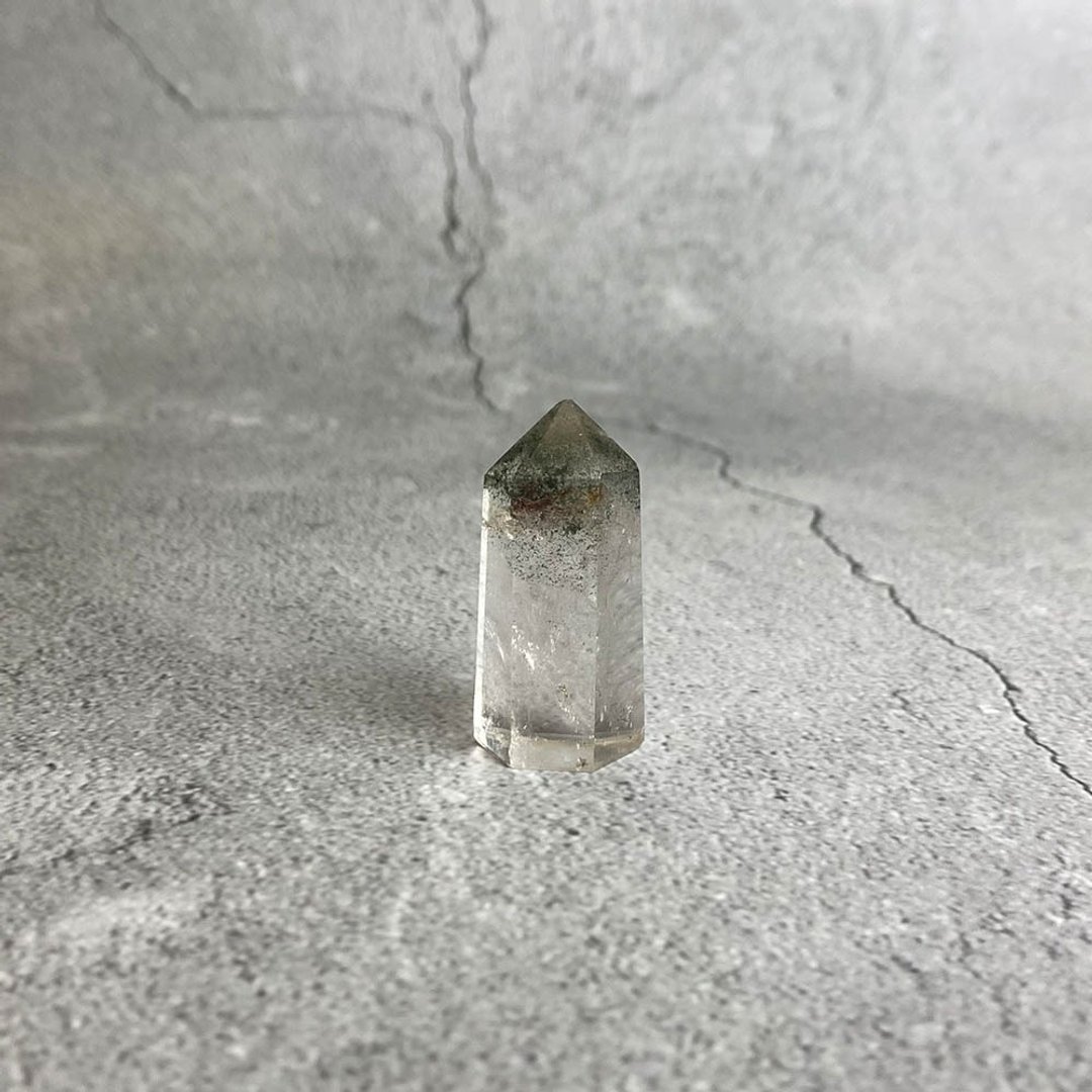 水晶柱- 红绿幽灵 办公室疗愈微景观 设备摆饰 一物一图 - 摆饰 - 宝石 多色