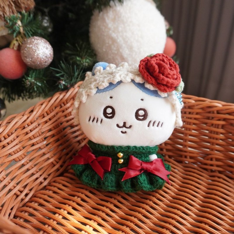 冬夜蔷薇 | 娃衣 吉伊卡哇 ちいかわ Chiikawa 10cm - 玩偶/公仔 - 棉．麻 绿色