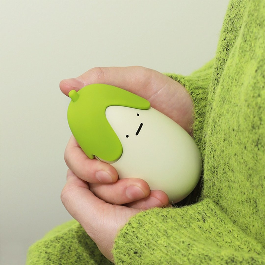 雙面加熱 - 茄子暖手宝 EGGPLANT HAND WARMER - 其他 - 塑料 绿色