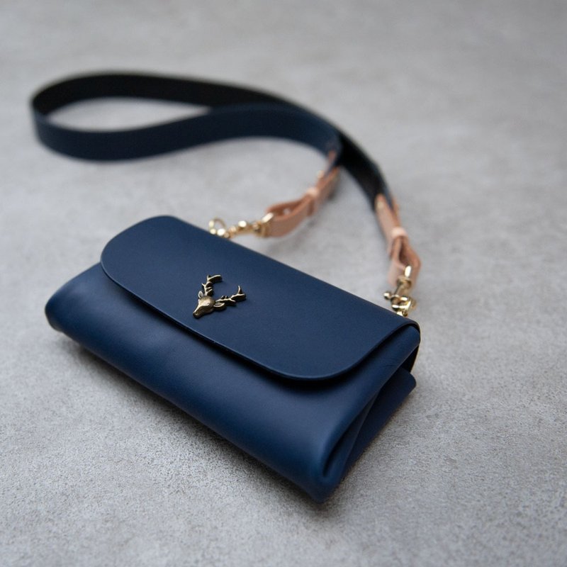 侧背包 斜背包 手机包 折叠小包 包包 肩背包 小包 - 侧背包/斜挎包 - 真皮 黑色