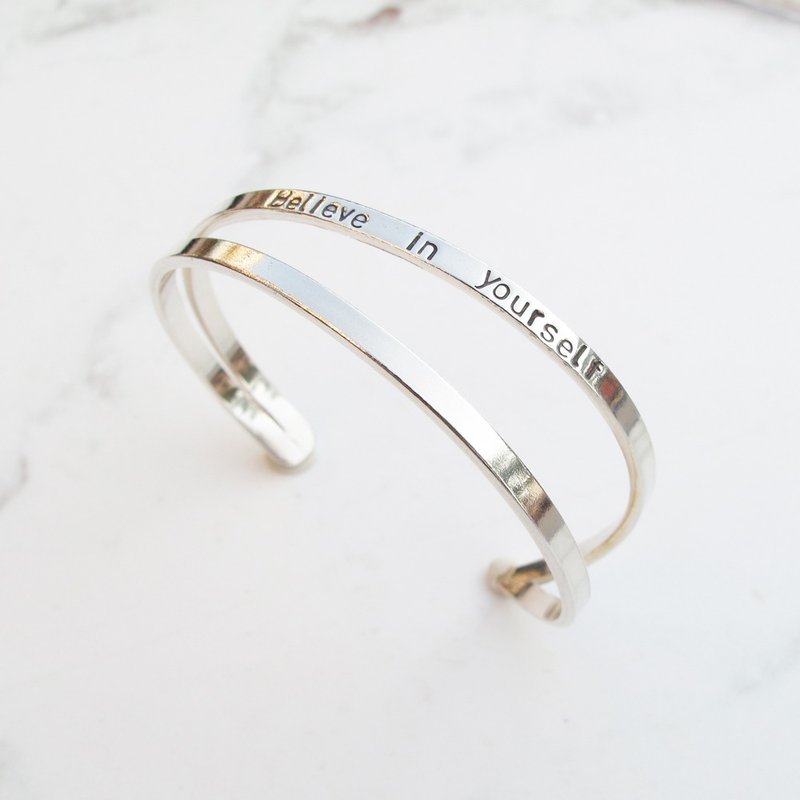 DIY手工银饰教学卷 |文化币可 | 简约线条 纯银手环 | 大员囡仔 - 金工/饰品 - 纯银 