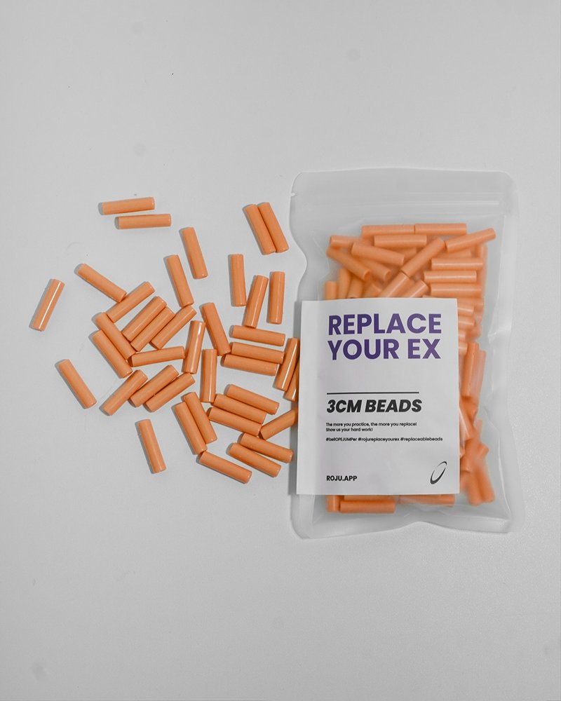 【RYE】跳绳 节拍珠 拍子珠 3cm (轻拍-柑橘橙) - 运动配件 - 塑料 橘色