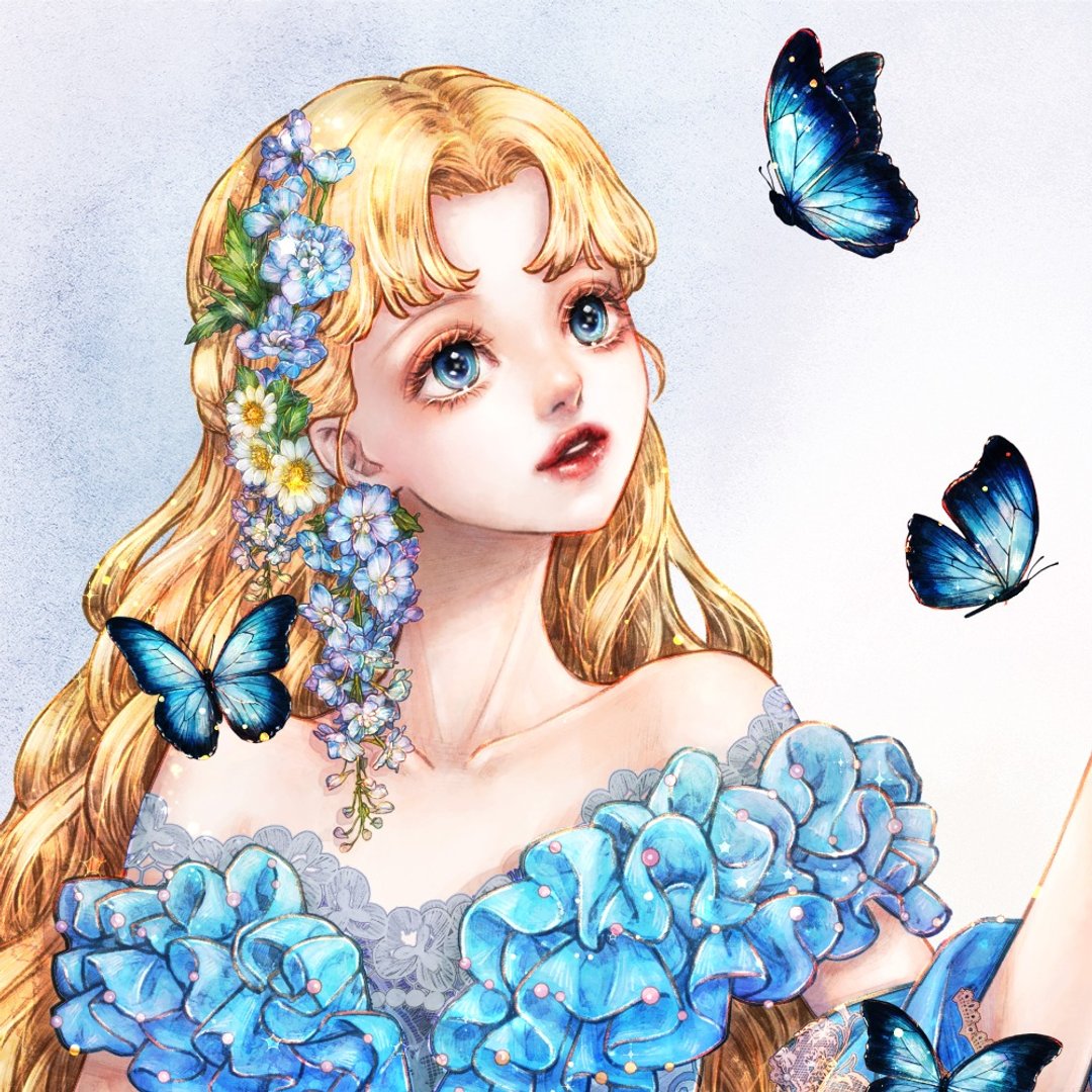 Morpho 蝶 贴纸 (8色) - 贴纸 - 纸 