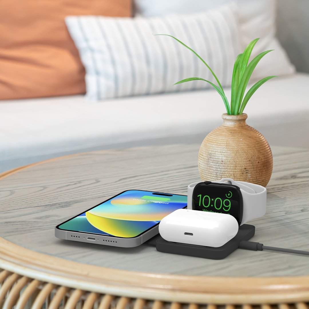 Megivo Go Travel Mini 3合1 无线充电板 - 手机充电及周边 - 其他材质 卡其色