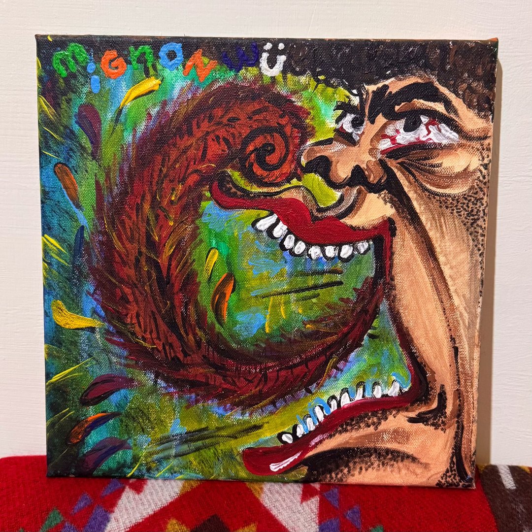 纸有一幅-暴怒与受够-压克力画作品 - 海报/装饰画/版画 - 棉 多色