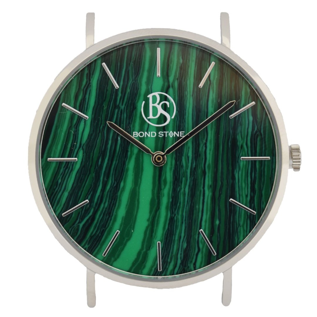 SHINE MALACHITE 40mm Stone Watch - 男表/中性表 - 石头 绿色