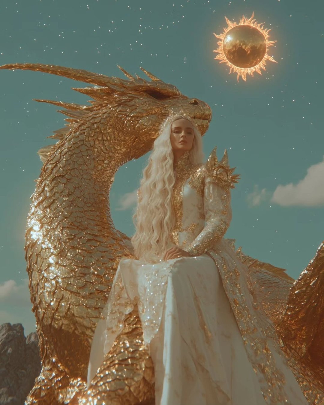 龙族灵气——链接你的守护龙族、亚特兰提斯、DRAGON SPIRIT - 手链/手环 - 水晶 白色