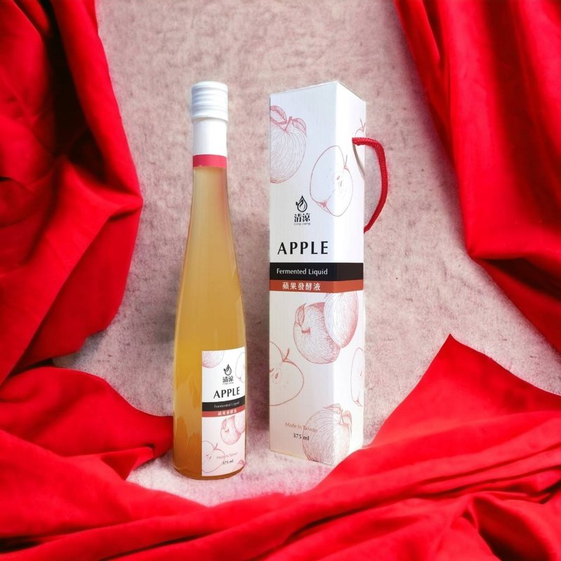 【调整体质】苹果酵素(发酵液) 375 ml-富士苹果 多酚精华 - 健康/养生 - 玻璃 