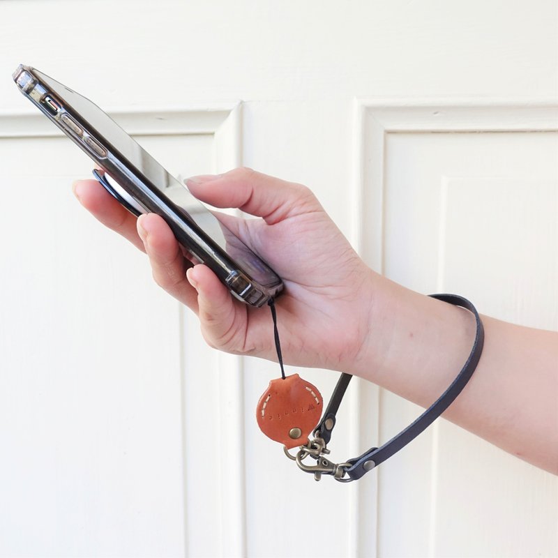 经典款手机挂绳-手腕绳(定制化英文名字) - 手机配件 - 真皮 多色