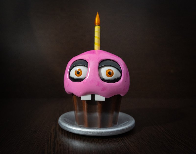 Mr. Cupcake animatronic from the Five Nights at Freddy's (FNAF) - 摆饰 - 塑料 粉红色