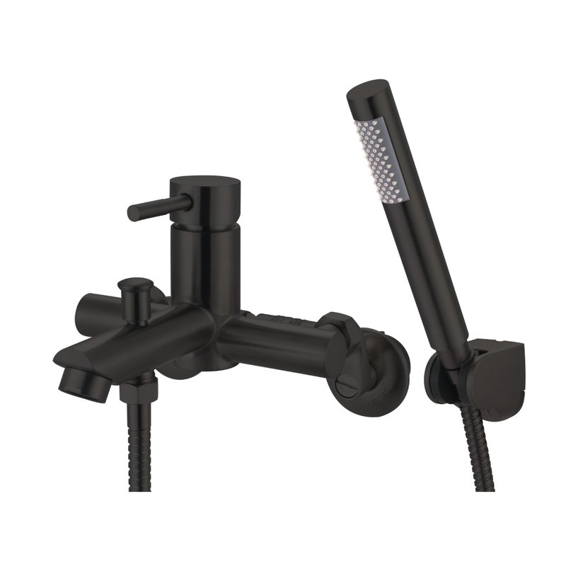 【MULTI百工居室】MIT制造严选MTS27STMB不锈钢哑光黑沐浴龙头 - 卫浴用品 - 不锈钢 