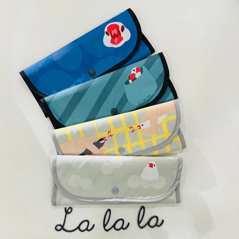 可爱战斗文鸟 餐具收纳包 - 化妆包/杂物包 - 尼龙 