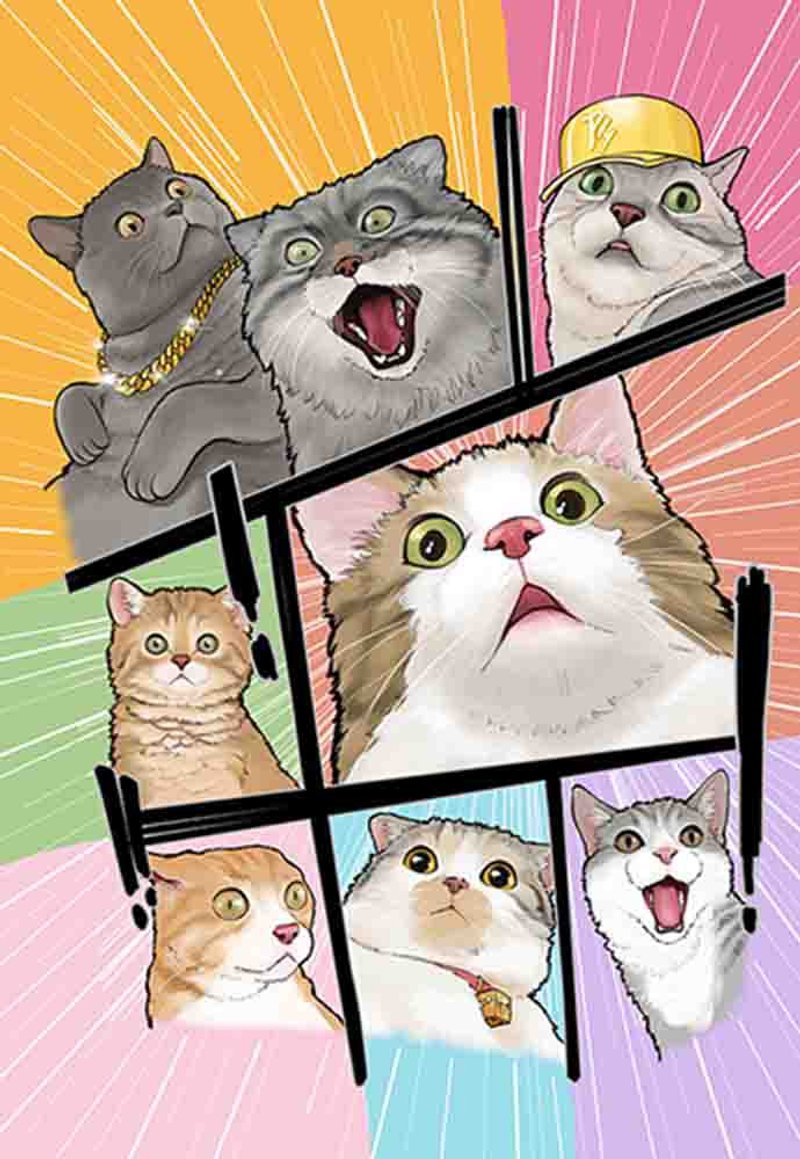 300片夜光拼图-Oh my cat - 拼图 - 纸 