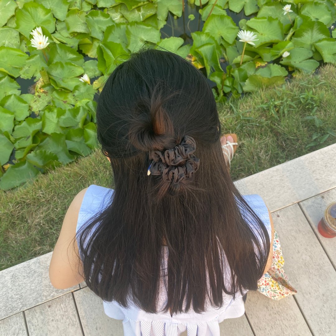Black - Classic Scrunchies - 发饰 - 其他材质 黑色