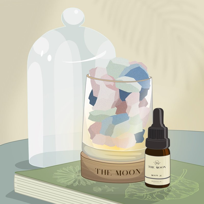 *新礼盒包装*定制三色自由配 // 丰满X治愈 - 香薰/精油/线香 - 水晶 透明