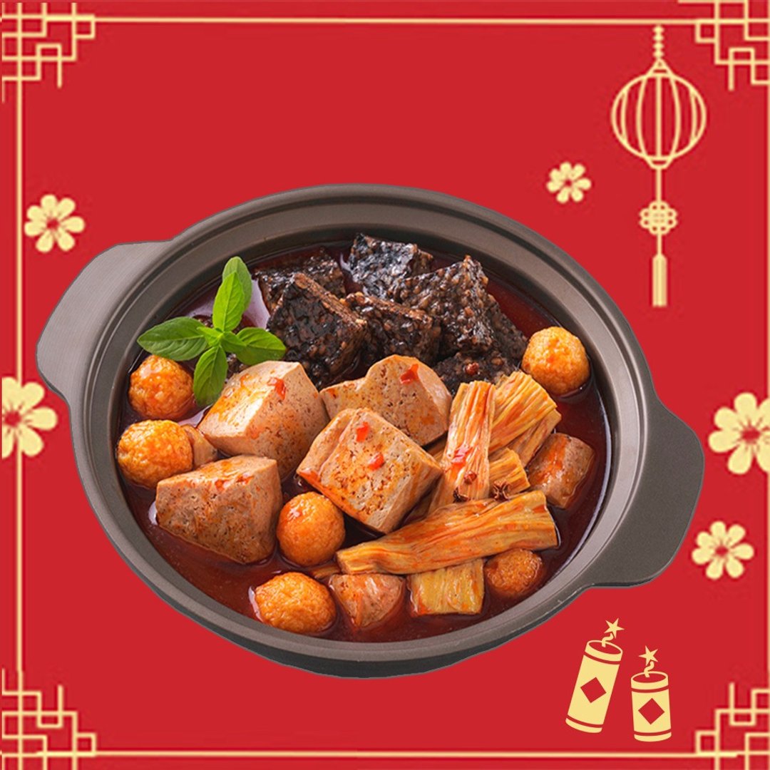 【太鼎食府】老深坑麻辣米血臭豆腐锅1500g(任选1/2/4入) - 料理包 - 其他材质 