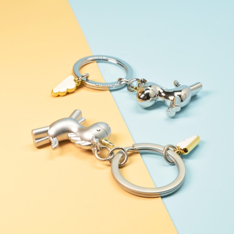 【Metalmorphose】MTM独角兽钥匙圈 吊饰/礼品 - 钥匙链/钥匙包 - 其他金属 银色