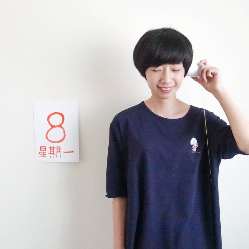 又爱又恨的星期日   五分袖自然卷装 - 女装上衣 - 棉．麻 