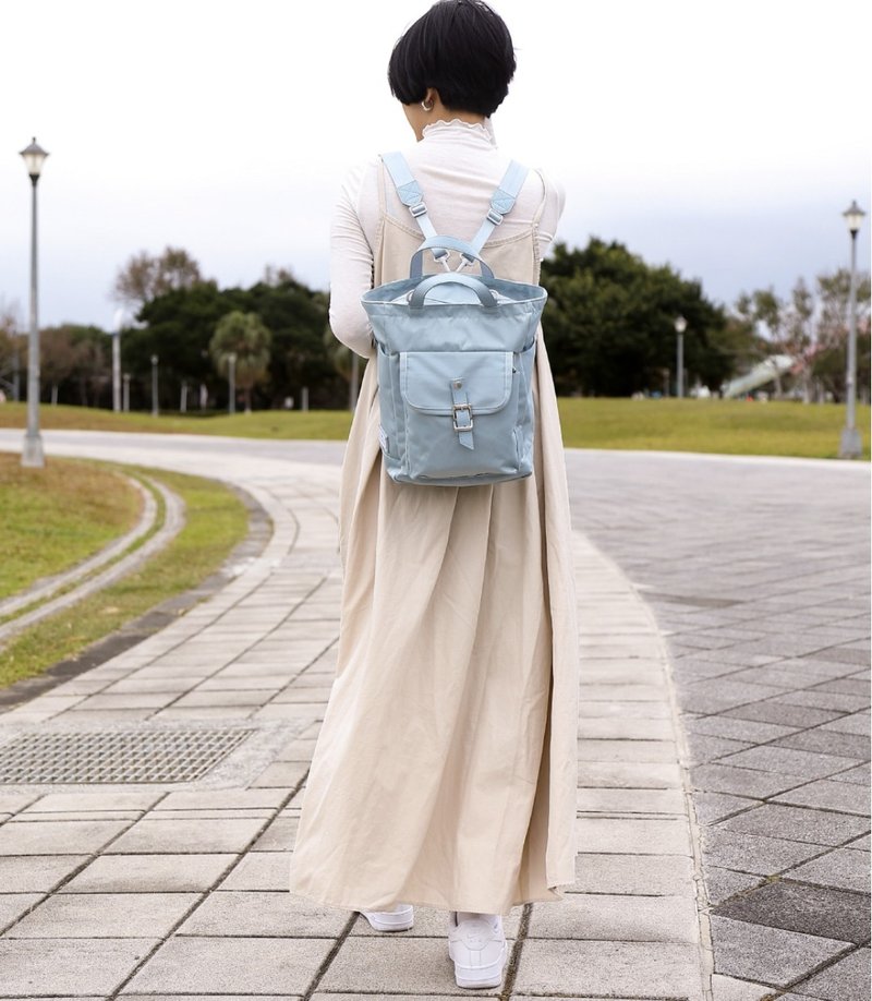 【RITE】W04莫兰迪系列 托特包 三色 多样背法 可后背/侧背/肩背 - 后背包/双肩包 - 防水材质 多色