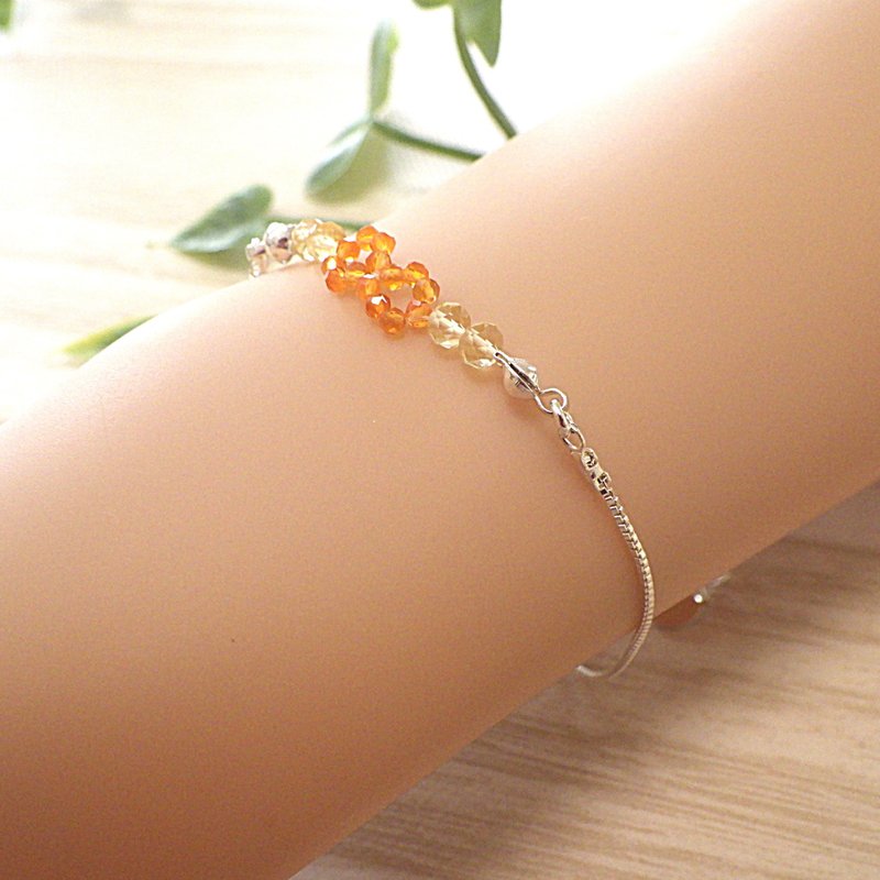 无限符号手链 - 手链/手环 - 半宝石 橘色